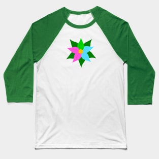 Pride Poinsettia Baseball T-Shirt